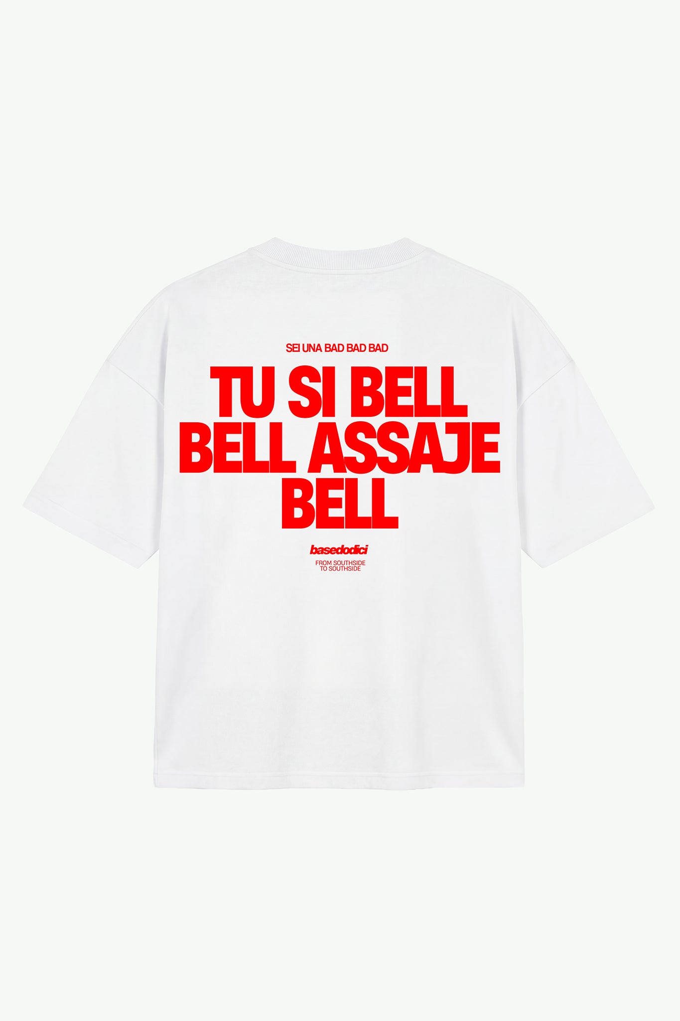 T-Shirt "AMMO COUTURE" TU SI BELL BELL White/Red