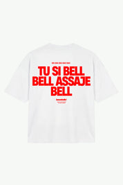 T-Shirt "AMMO COUTURE" TU SI BELL BELL White/Red