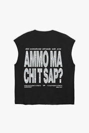 Tank "AMMO COUTURE" CHI'T'SAP Black/Grillz