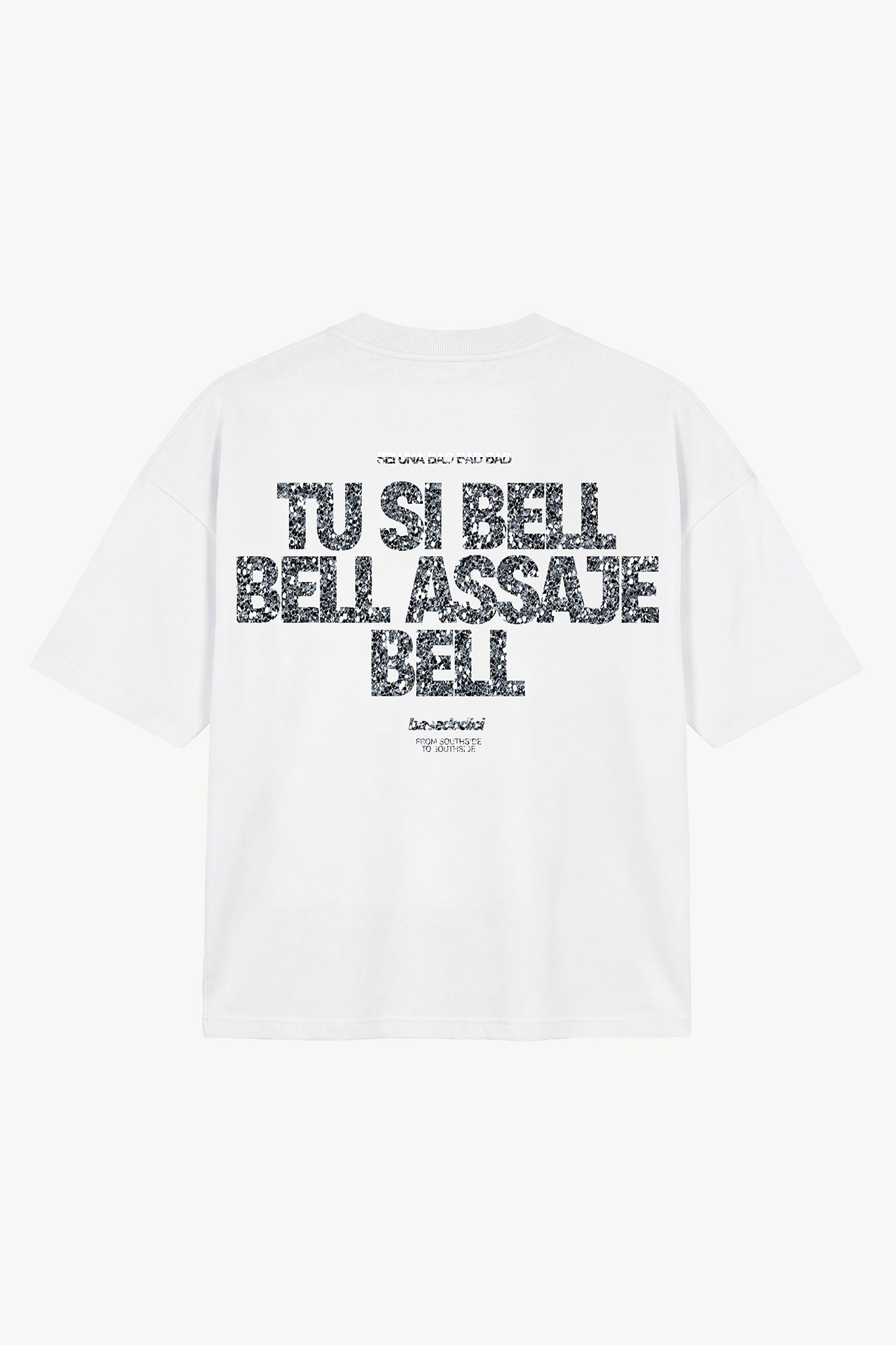 T-Shirt "AMMO COUTURE" TU SI BELL BELL White/Glitter
