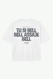 T-Shirt "AMMO COUTURE" TU SI BELL BELL White/Glitter