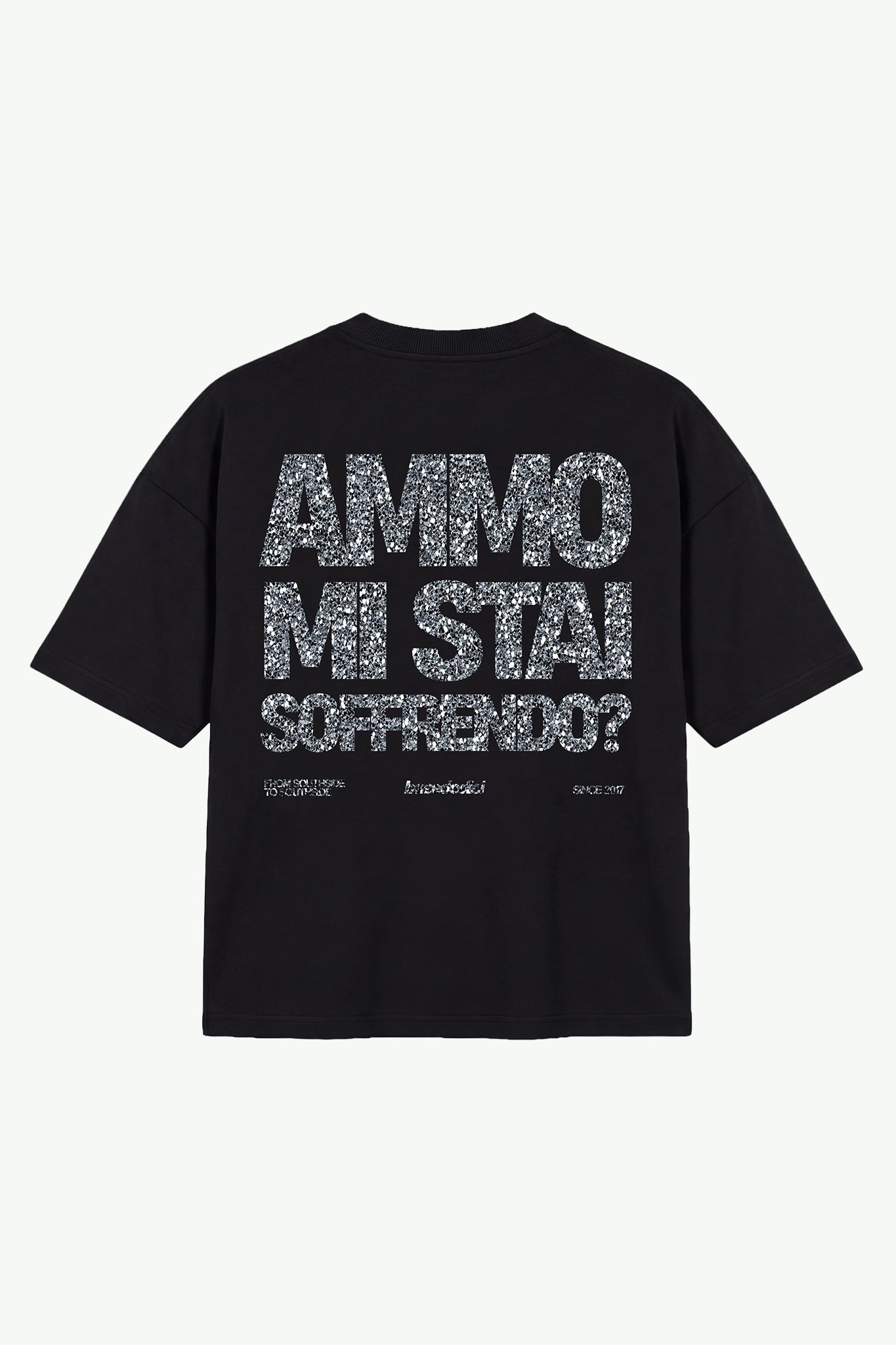 T-Shirt "AMMO COUTURE" MiStaiSoffrendo Black/Glitter