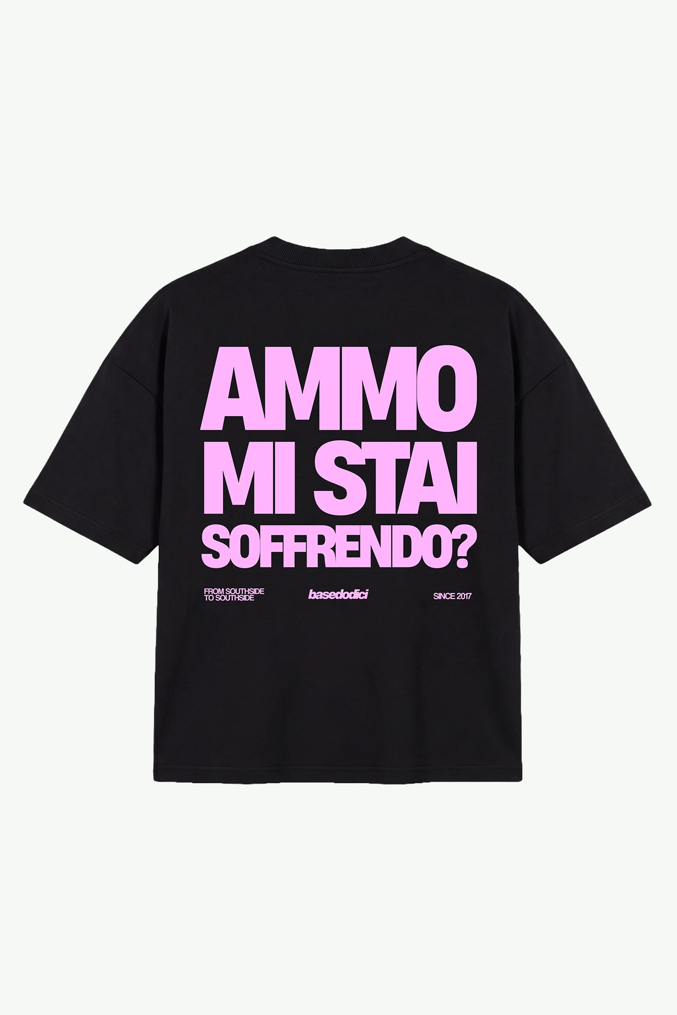 T-Shirt "AMMO COUTURE" MiStaiSoffrendo Black/Pink