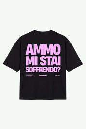 T-Shirt "AMMO COUTURE" MiStaiSoffrendo Black/Pink
