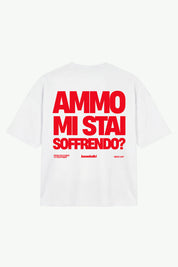 T-Shirt "AMMO COUTURE" MiStaiSoffrendo White/Red
