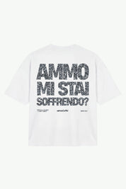T-Shirt "AMMO COUTURE" MiStaiSoffrendo White/Glitter