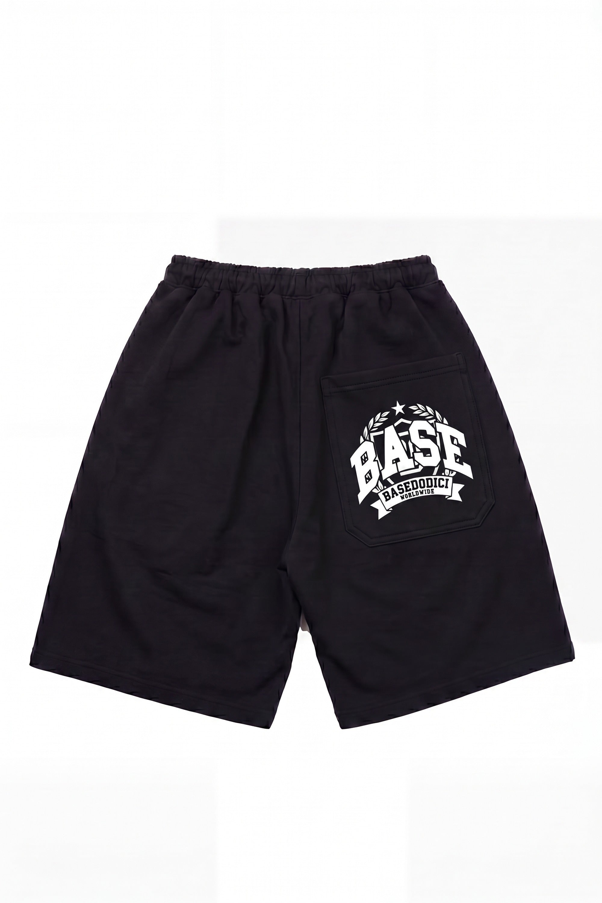 Fleece Jorts "SUMMER CLUB" BASE Black