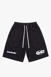 Fleece Jorts "SUMMER CLUB" BASE Black