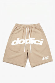 Fleece Jorts "SUMMER CLUB" Dodici Beige