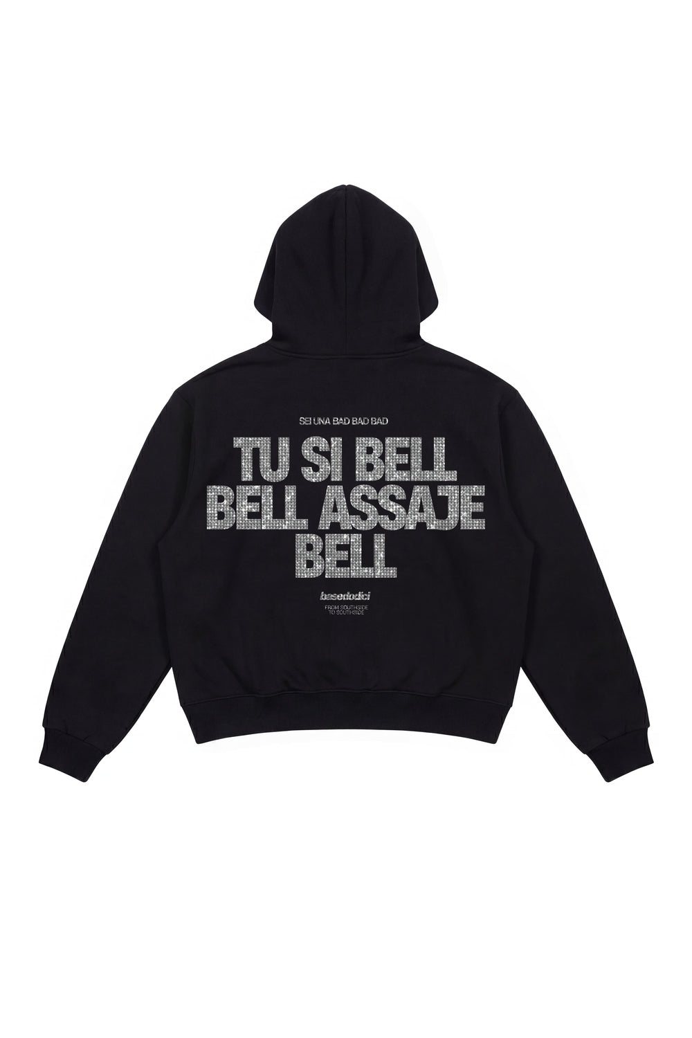 Hoodie "VIRAL EDIT" TU SI BELL BELL Black/Grillz