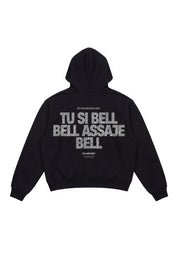 Hoodie "VIRAL EDIT" TU SI BELL BELL Black/Grillz