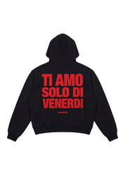 Hoodie "VIRAL EDIT" TiAmoVenerdì Black/Red