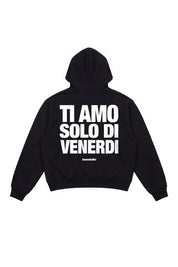 Hoodie "VIRAL EDIT" TiAmoVenerdì Black/White