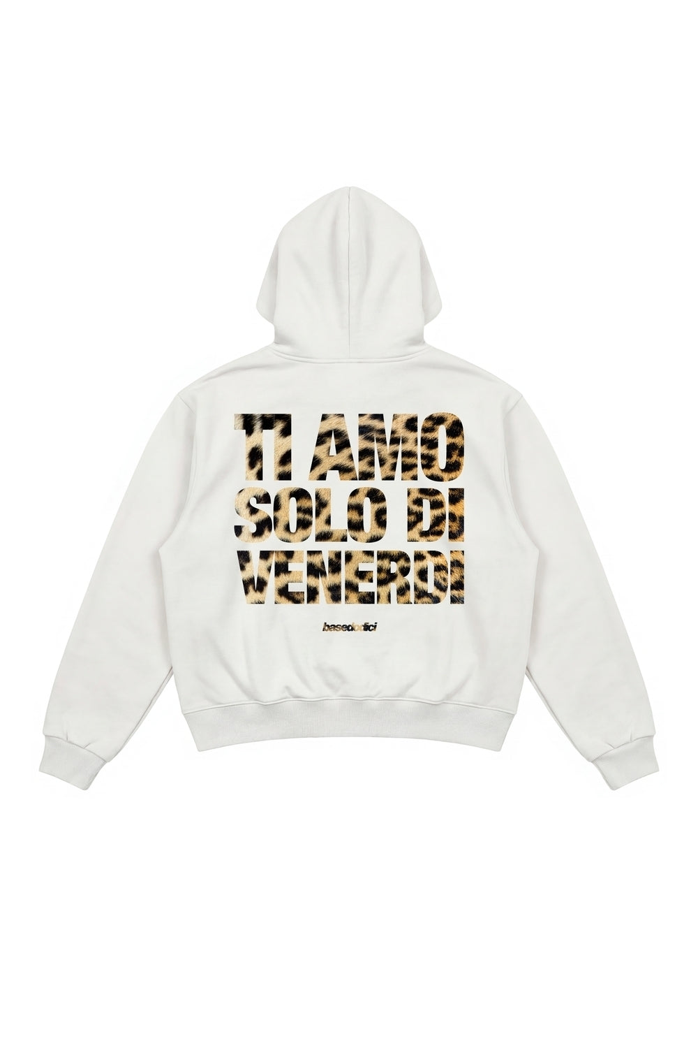 Hoodie "VIRAL EDIT" TiAmoVenerdì White/Animalier