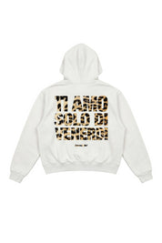 Hoodie "VIRAL EDIT" TiAmoVenerdì White/Animalier