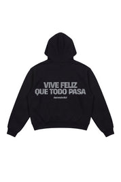 Hoodie "VIRAL EDIT" ViveFeliz Black/Grillz