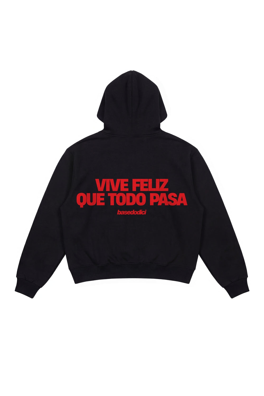 Hoodie "VIRAL EDIT" ViveFeliz Black/Red