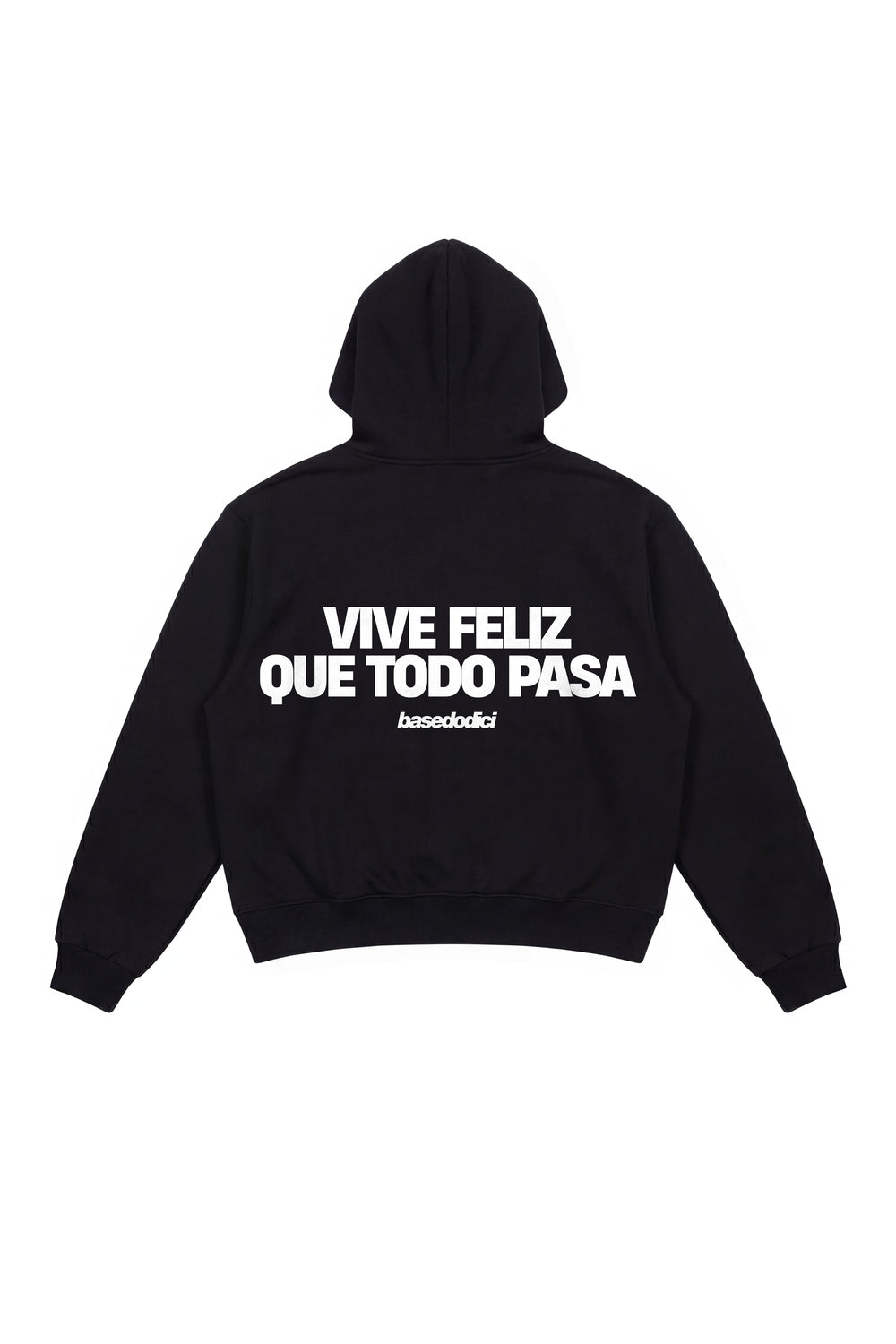 Hoodie "VIRAL EDIT" ViveFeliz Black/White