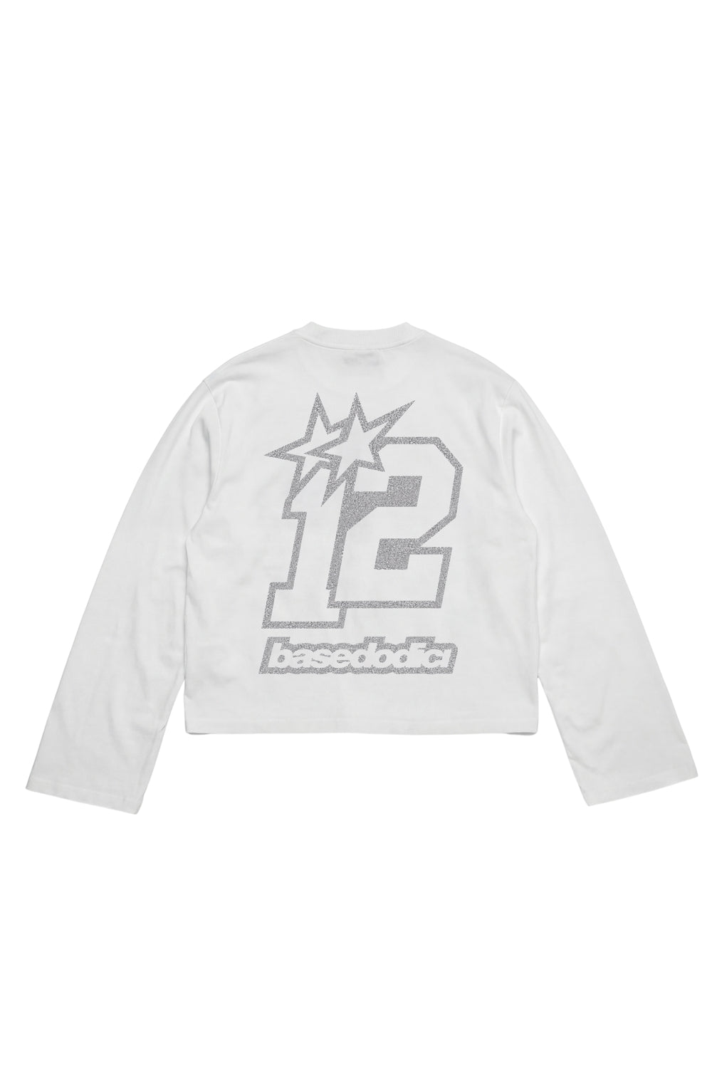 Longsleeve "4PLAYERS" BackLogo 12 White/Glitter