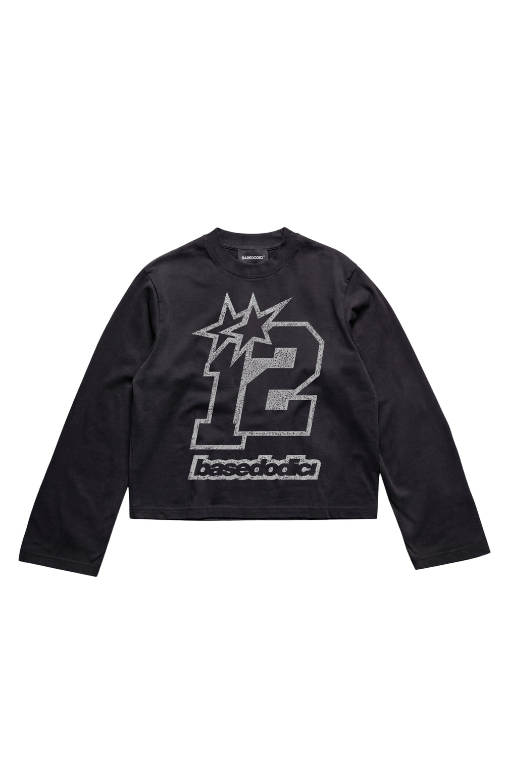 Longsleeve "4PLAYERS" FrontLogo 12 Black/Glitter