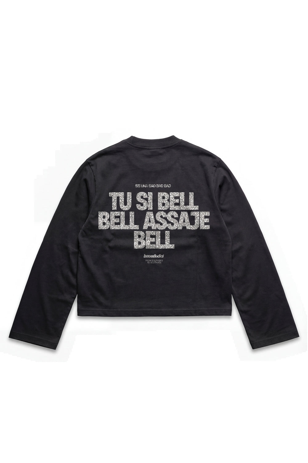 Longsleeve "VIRAL EDIT" TU SI BELL BELL Black/Glitter
