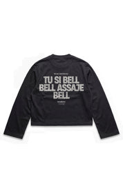 Longsleeve "VIRAL EDIT" TU SI BELL BELL Black/Glitter