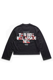 Longsleeve "VIRAL EDIT" TU SI BELL BELL Black/Kiss