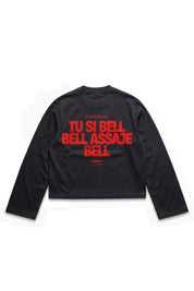 Longsleeve "VIRAL EDIT" TU SI BELL BELL Black/Red