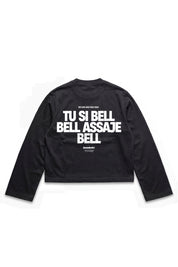 Longsleeve "VIRAL EDIT" TU SI BELL BELL Black/White