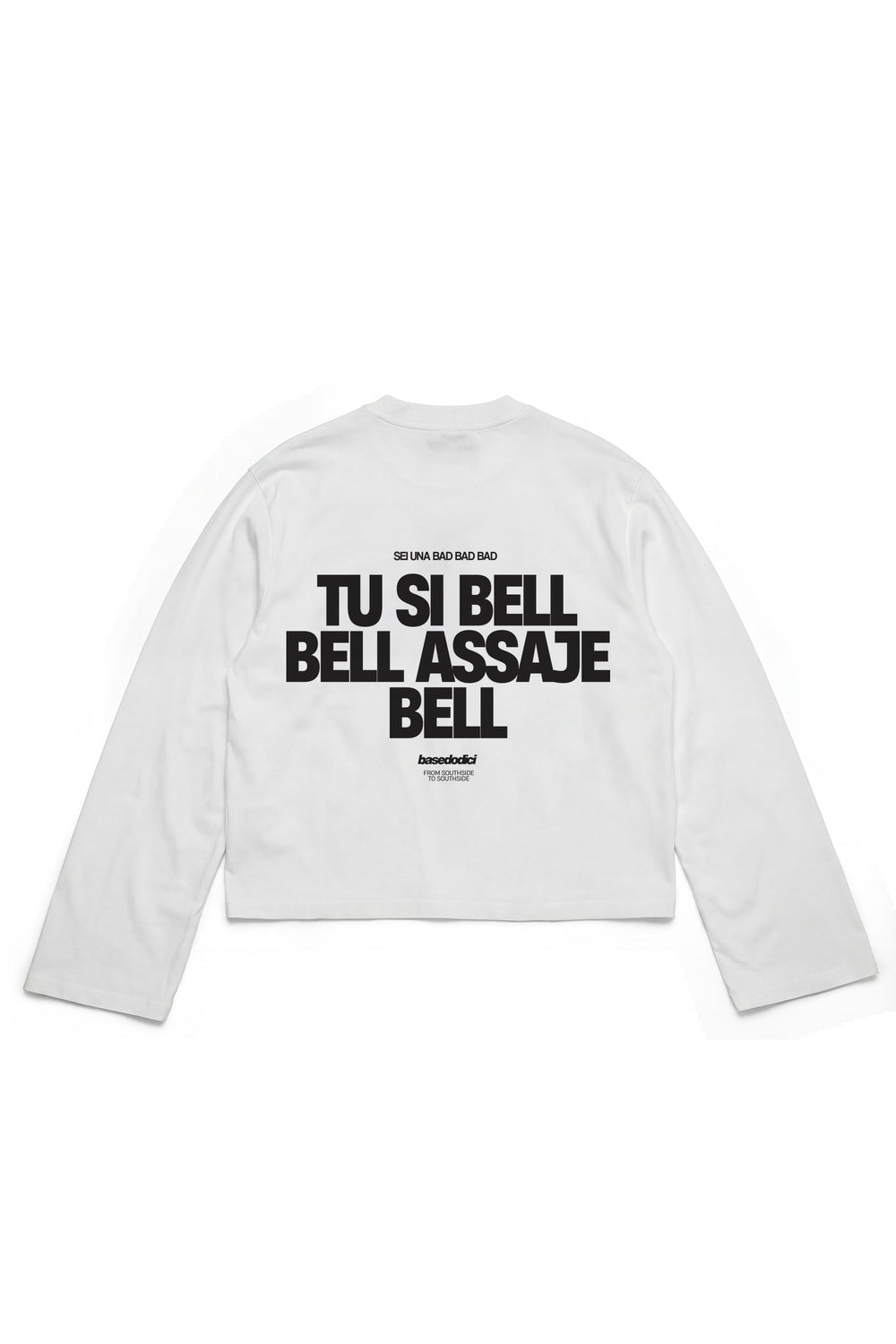 Longsleeve "VIRAL EDIT" TU SI BELL BELL White/Black