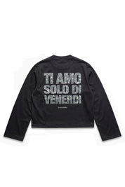 Longsleeve "VIRAL EDIT" TiAmoVenerdì Black/Grillz