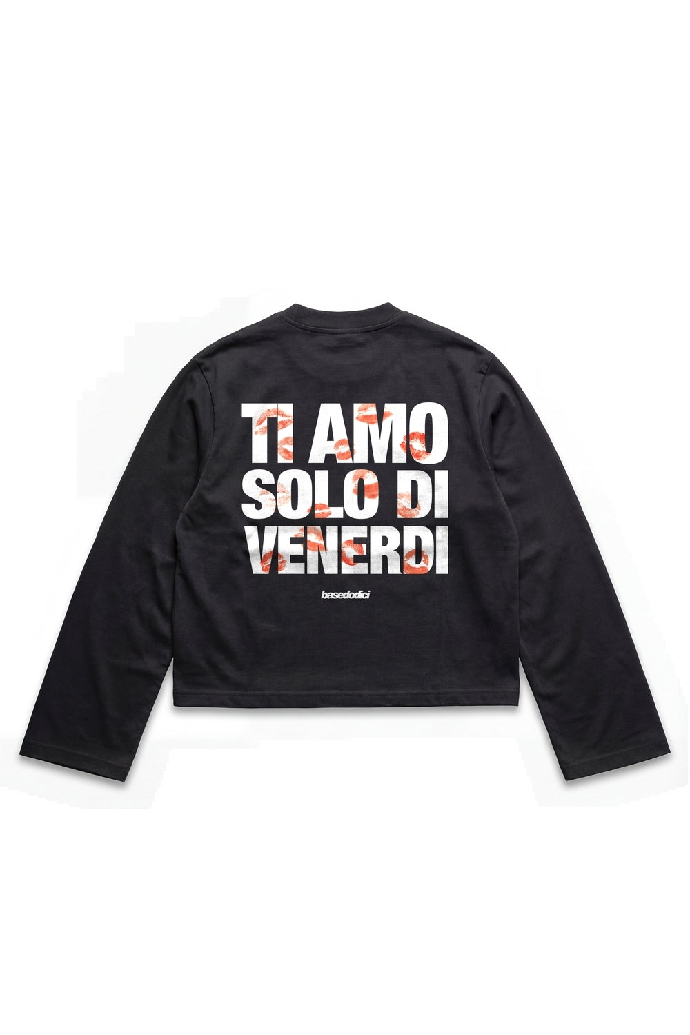 Longsleeve "VIRAL EDIT" TiAmoVenerdì Black/Kiss