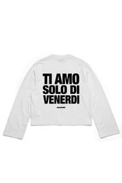Longsleeve "VIRAL EDIT" TiAmoVenerdì White/Black