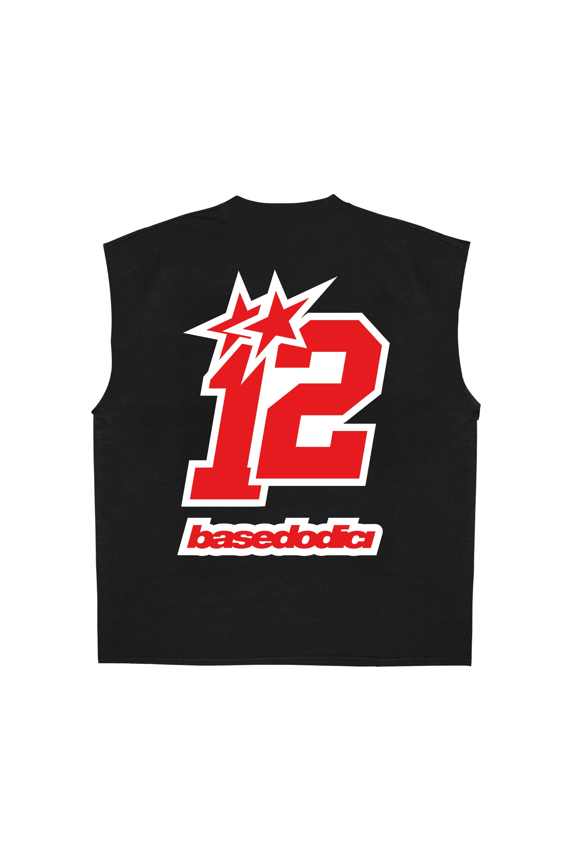 Tank "4PLAYERS" Back 12 Black/Red