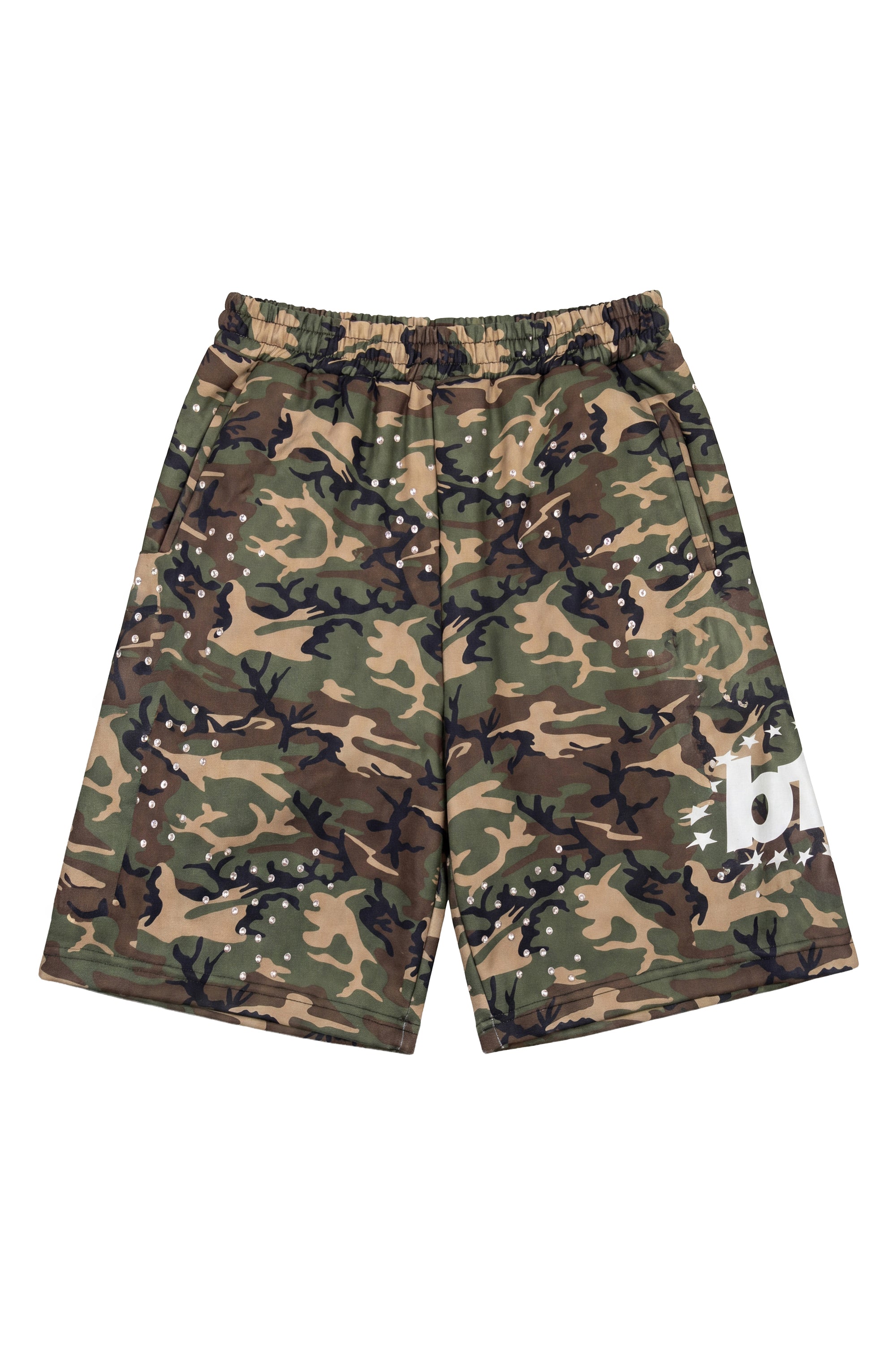 Fleece Jorts "LAST DELIVERY" Cargo Military