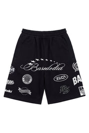 Fleece Jorts "LAST DELIVERY" Black