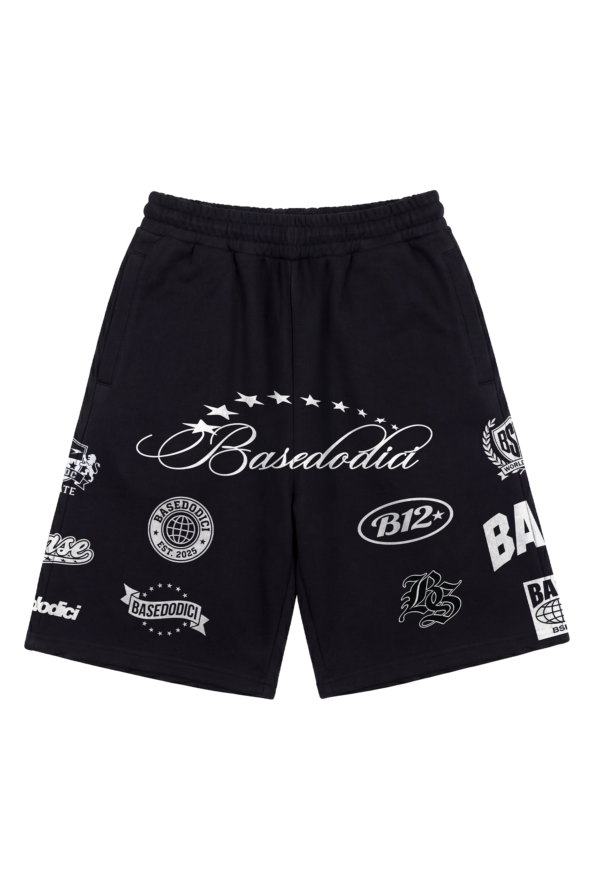 Fleece Jorts "LAST DELIVERY" Black