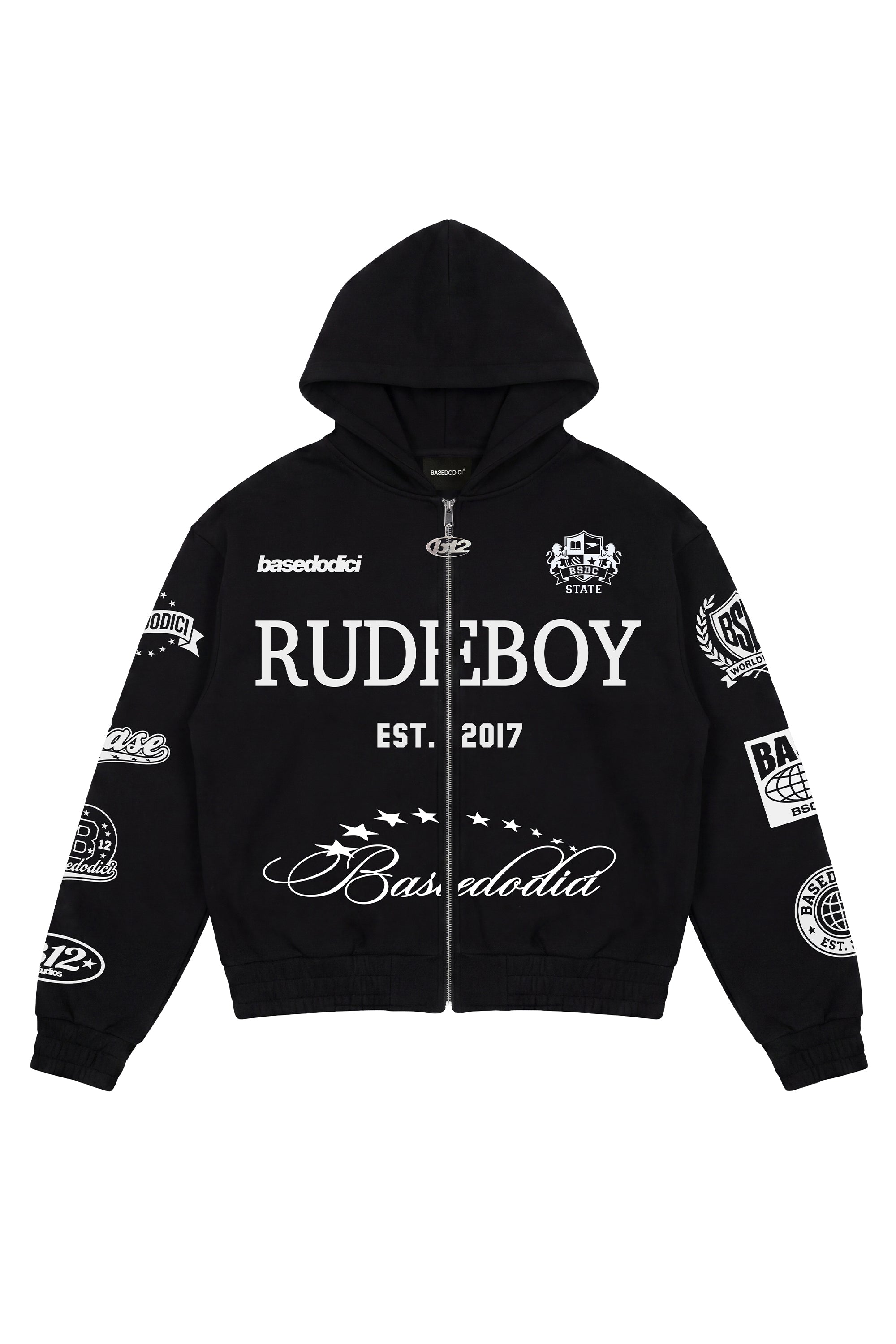 Full Zip "LAST DELIVERY" Rudeboy Black