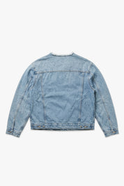 Denim Jacket "LAST DELIVERY" FrontLogo Light Blue