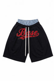 Fleece Jorts "LAST DELIVERY" DoubleLayer League Black