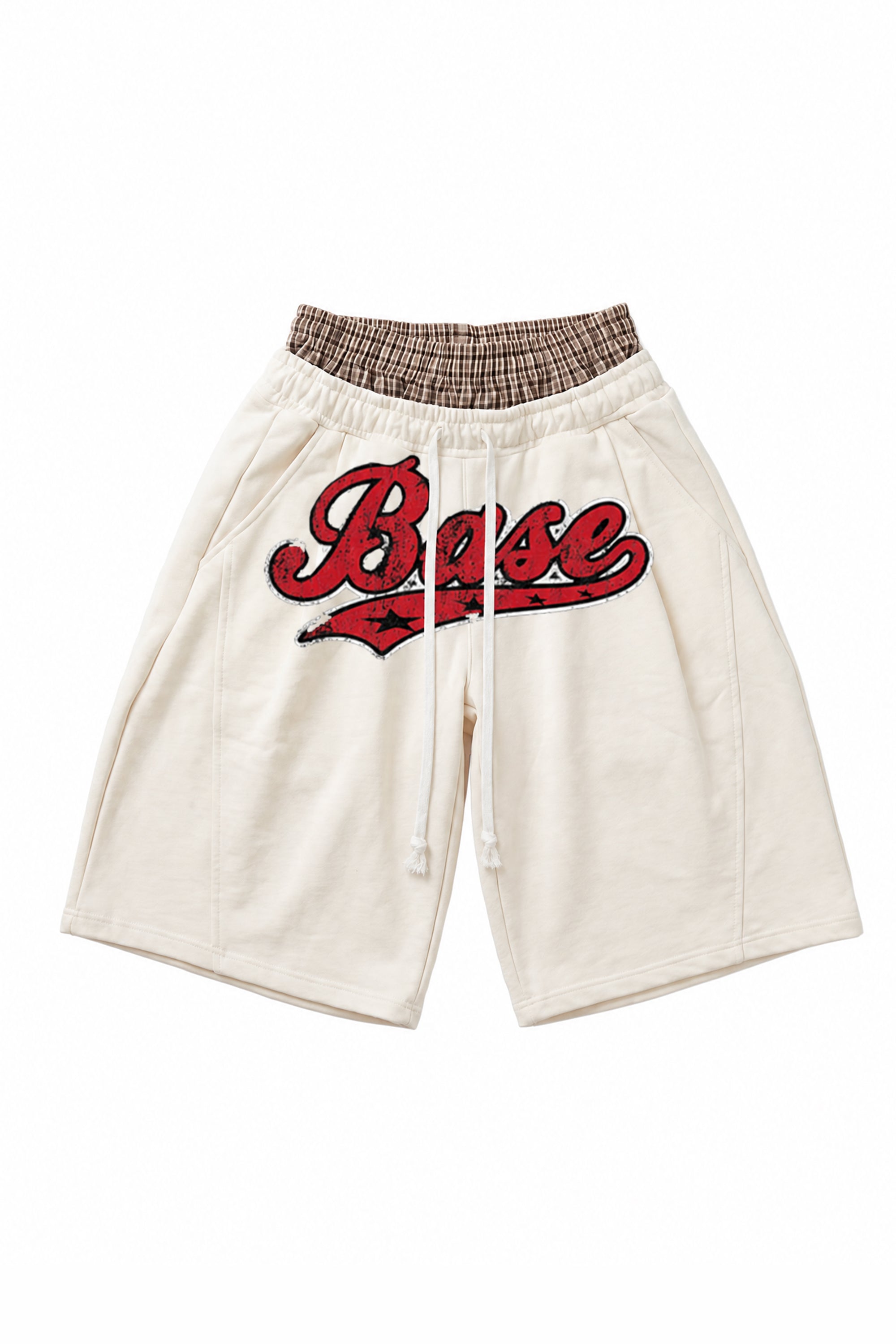Fleece Jorts "LAST DELIVERY" DoubleLayer League Cream