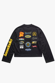 Longsleeve "LAST DELIVERY" BackLogos Black