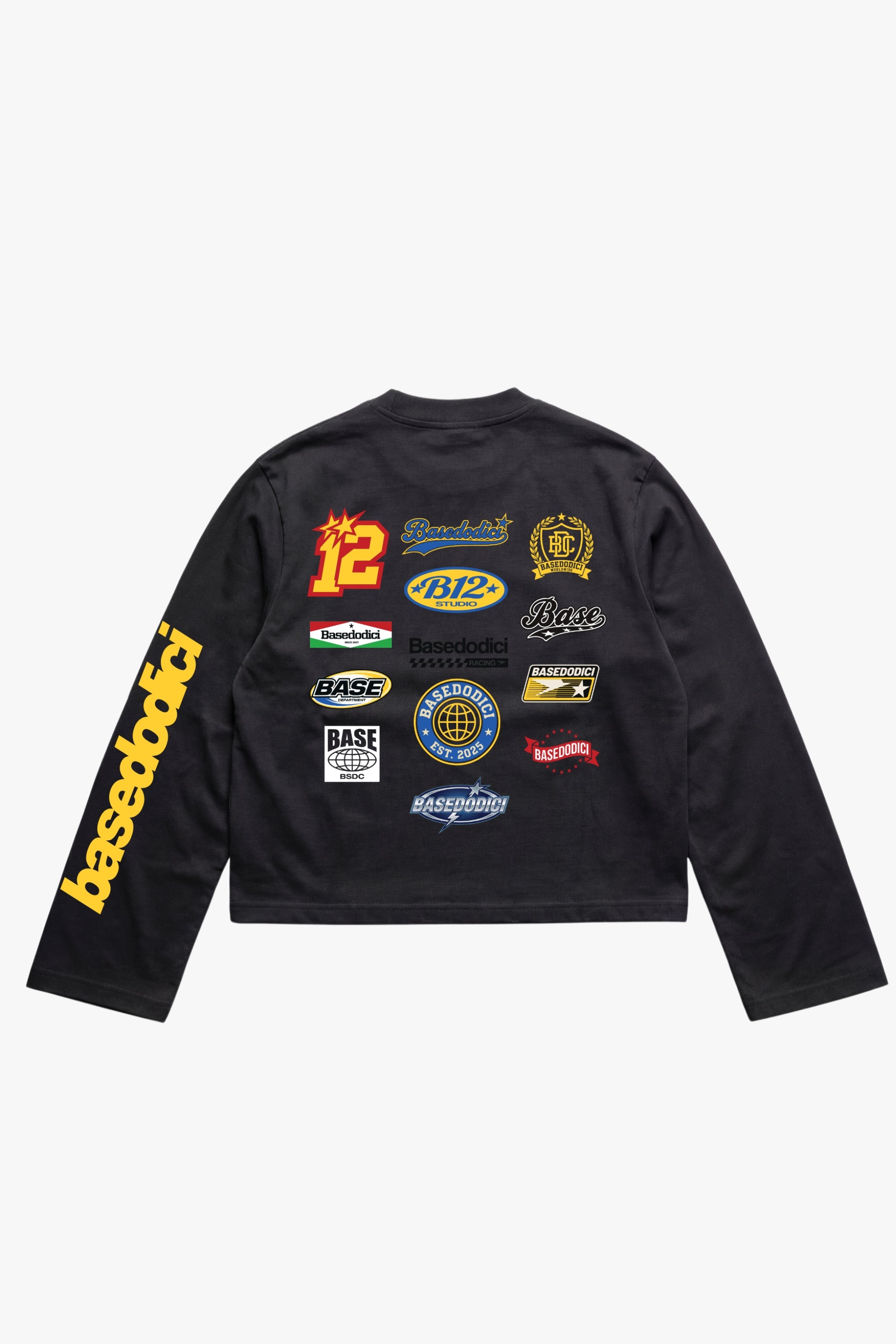 Longsleeve "LAST DELIVERY" BackLogos Black