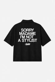 Polo "LAST DELIVERY" SorryMadame Black