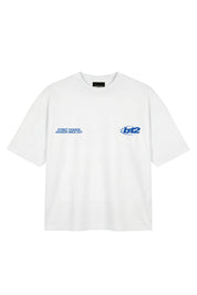 T-Shirt "LAST DELIVERY" BackLogos White