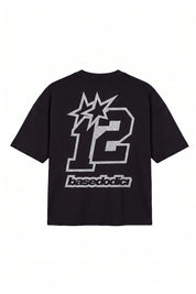T-Shirt "4PLAYERS" BackLogo 12 Black/Glitter