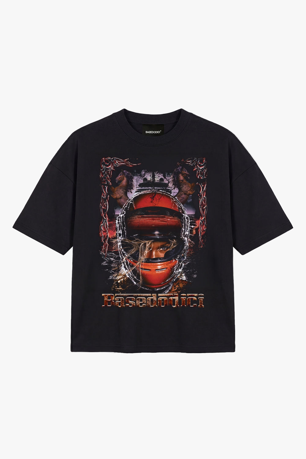 T-shirt "RIVIERA" Helmet Black