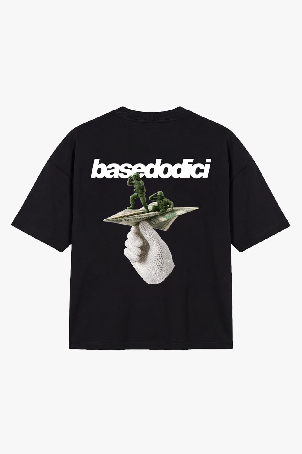 T-shirt "RIVIERA" Paper Black