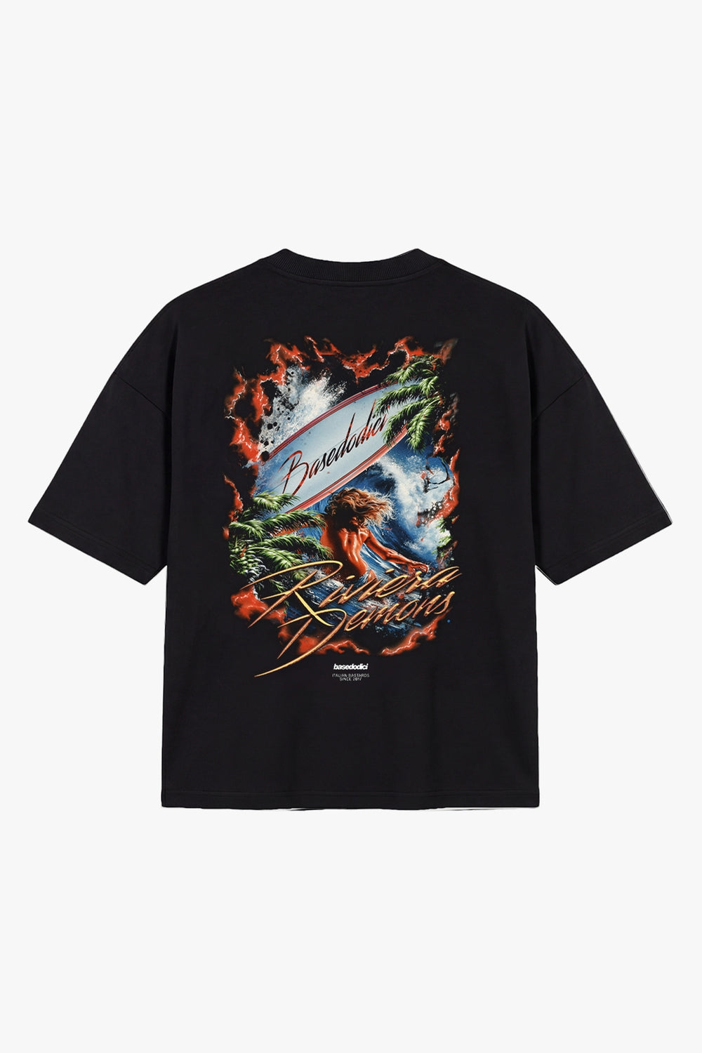 T-shirt "RIVIERA" Surf Black