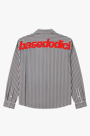 Shirt "RIVIERA" ShoulderLogo Stripe/Black